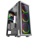 Mars Gaming MC-NEO Negro Torre Gaming XXL E-ATX Ventana Lateral y Frontal Cristal