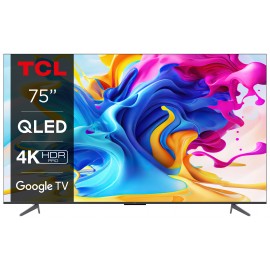 TCL 75C649 Televisor 190,5 cm (75'') 4K Ultra HD Smart TV Wifi Titanio