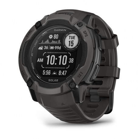 Garmin Instinct 2X Solar 2,79 cm (1.1'') MIP 50 mm Grafito GPS (satélite)
