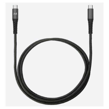 Mobilis 001342 cable USB 1 m USB C Negro