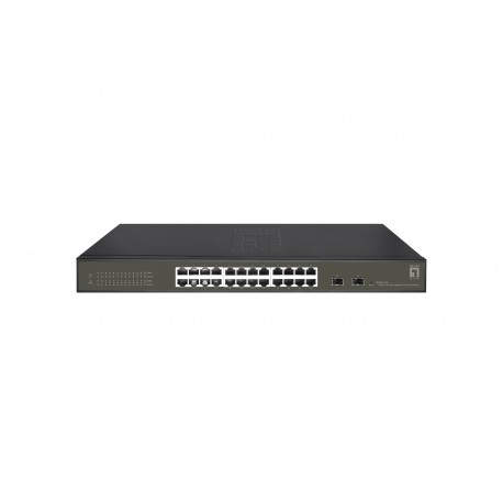 LevelOne GES-2126 switch Gestionado L2 Gigabit Ethernet (10/100/1000) Negro