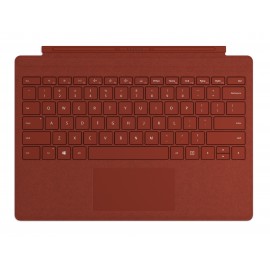 Microsoft Surface Pro Signature Type Cover Rojo Microsoft Cover port QWERTY Español