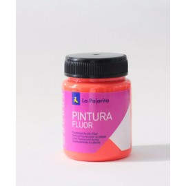 La Pajarita Pintura fluorescente f-03 rojo amapola