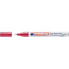 Edding 780 marcador permanente Fibre tip Rojo 1 pieza(s)