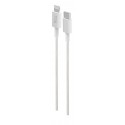 DCU Advance Tecnologic 34101300 cable USB 1 m USB 3.2 Gen 2 (3.1 Gen 2) USB C Lightning Blanco