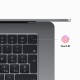Apple MacBook Air M2 Portátil 38,9 cm (15.3'') Apple M 8 GB 256 GB SSD Wi-Fi 6 (802.11ax) macOS Ventura Gris