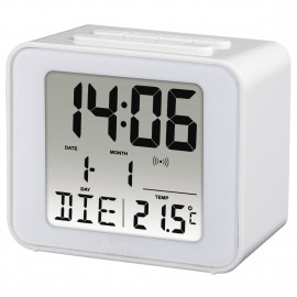 Hama Cube Reloj de sobremesa digital Rectangular Blanco