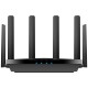 Cudy P5 router inalámbrico Gigabit Ethernet Doble banda (2,4 GHz / 5 GHz) 5G Negro