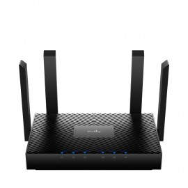 Cudy WR3000 router inalámbrico Gigabit Ethernet Doble banda (2,4 GHz / 5 GHz) Negro