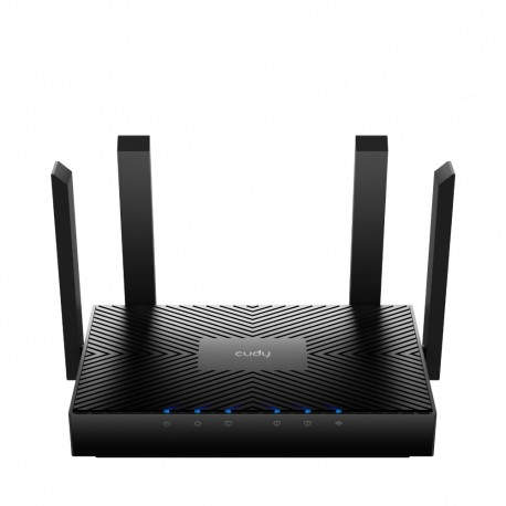 Cudy WR3000 router inalámbrico Gigabit Ethernet Doble banda (2,4 GHz / 5 GHz) Negro