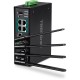 Trendnet TI-WP100 router inalámbrico Gigabit Ethernet Doble banda (2,4 GHz / 5 GHz) 3G 5G 4G Negro