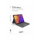 Logitech Folio Touch for iPad Air (4th generation) Gris Smart Connector AZERTY Francés