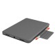 Logitech Folio Touch for iPad Air (4th generation) Gris Smart Connector AZERTY Francés