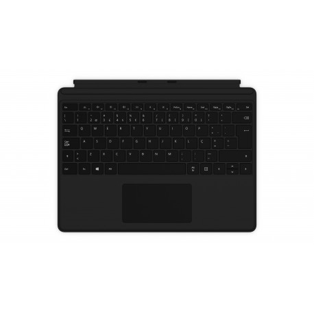 Microsoft Surface Pro X Keyboard Negro QWERTY Inglés internacional