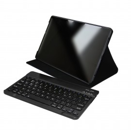 SilverHT Funda Wave Lenovo M 10.6 HD Plus 3rd Gen con teclado Bluetooth Negro