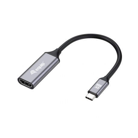 Equip 133491 adaptador de cable de vídeo 0,15 m USB Tipo C HDMI Negro, Gris