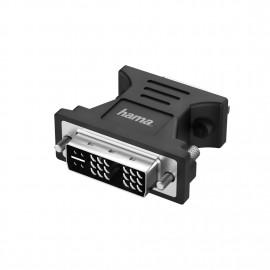 Hama 00200340 adaptador de cable de vídeo DVI-I VGA (D-Sub) Negro