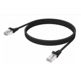 Vision TC-1MCAT6-BL cable de red Negro 1 m Cat6 U/UTP (UTP)