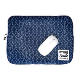 Smile Laptop sleeve Kimono 13-14'' Kumikkou+Mouse