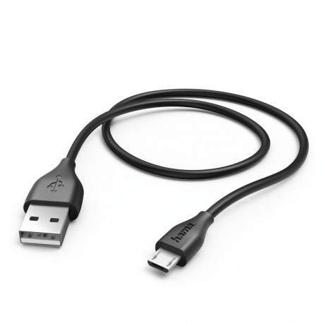 Hama 1.4m, USB2.0-A/USB2.0 Micro-B cable USB 1,4 m USB A Micro-USB B Negro