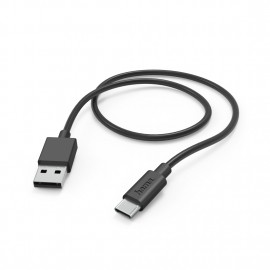 Hama 00201594 cable USB 1 m USB 2.0 USB A USB C Negro