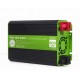 EnerGenie EG-PWC-PS500-01 adaptador e inversor de corriente Auto 500 W Negro, Verde