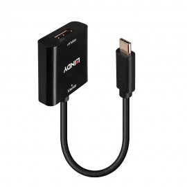 Lindy 43269 Adaptador gráfico USB 3840 x 2160 Pixeles Negro