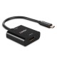 Lindy 43269 Adaptador gráfico USB 3840 x 2160 Pixeles Negro