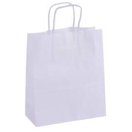 APLI 101853 bolsa de papel Blanco