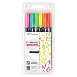 Tombow WS-BH-6P pluma fuente Multicolor