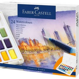 Faber-Castell 169724 pintura a base de agua Multi Paleta 24 pieza(s)