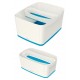 Leitz MyBox Bandeja de almacenamiento Rectangular ABS sintéticos Azul, Blanco - 5258-10-36