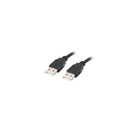 CABLE USB 2.0 LANBERG MACHO/MACHO 1M NEGRO