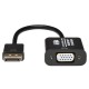 Tripp Lite P134-06N-VGA-V2 adaptador de cable de vídeo 0,15 m DisplayPort VGA (HD15) Negro