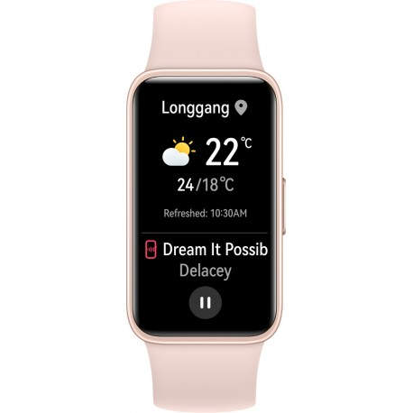 Huawei Band 8 AMOLED Pulsera de actividad 3,73 cm (1.47'') Negro, Rosa