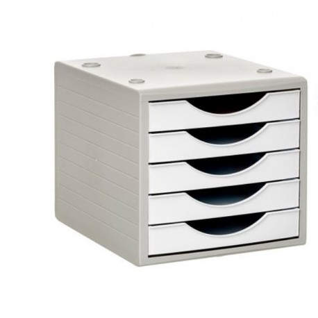 Archivo 2000 4005 BL PS cajonera para oficina Gris, Blanco Poliestireno