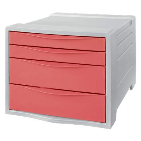 Esselte 628457 cajonera para oficina Coral, Gris Poliestireno