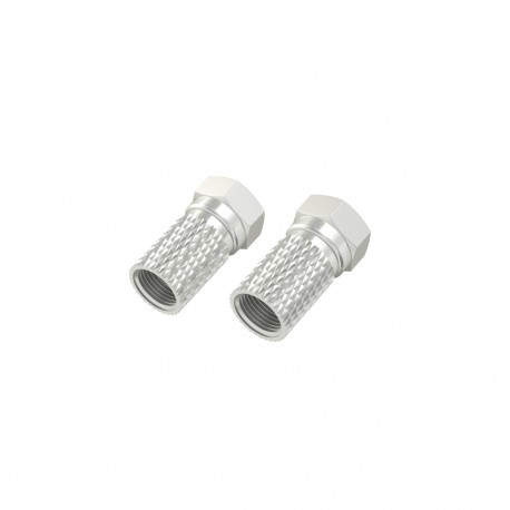 Hama 00205204 conector coaxial Tipo F 2 pieza(s)