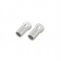 Hama 00205204 conector coaxial Tipo F 2 pieza(s)