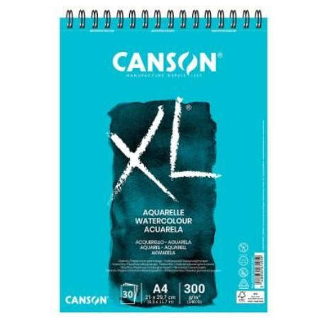 Canson XL Watercolour Bloc de hojas de papel para bellas artes 20 hojas