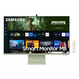 Samsung Smart Monitor M8 S32CM80GUU 81,3 cm (32'') 3840 x 2160 Pixeles 4K Ultra HD LCD Verde
