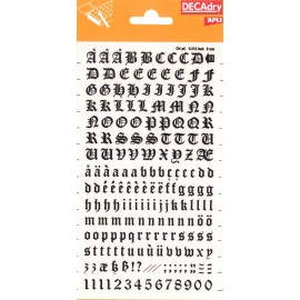 APLI DD17F etiqueta autoadhesiva Permanente Negro