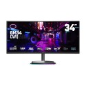 Cooler Master Gaming GM34-CWQ ARGB 86,4 cm (34'') 3440 x 1440 Pixeles UltraWide Quad HD LED Negro