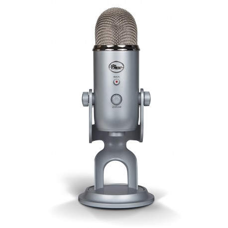 Blue Microphones Yeti Anniversary Edition Azul, Plata Micrófono de superficie para mesa