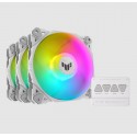 ASUS TUF GAMING TF120 ARGB WHITE EDITION 3IN1 Carcasa del ordenador Refrigerador de aire 12 cm Blanco 3 pieza(s)
