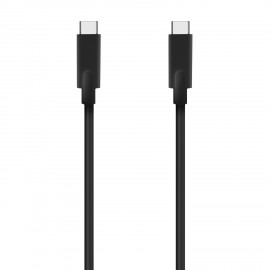 AISENS Cable USB 3.2 Gen1 5Gbps 4k@60Hz 3A 60W E-Marker, Tipo USB-C/M-USB-C/M, Negro, 5.0m
