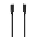 AISENS Cable USB 3.2 Gen1 5Gbps 4k@60Hz 3A 60W E-Marker, Tipo USB-C/M-USB-C/M, Negro, 4.0m