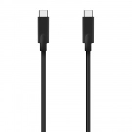 AISENS Cable USB 3.2 Gen2 10Gbps 4k@60Hz 5A 100W E-Marker, Tipo USB-C/M-USB-C/M, Negro, 3.0m