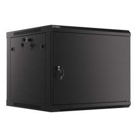 Lanberg WF01-6609-00B armario rack 9U Bastidor de pared Negro