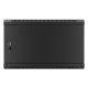 Lanberg WF01-6606-00B armario rack 6U Bastidor de pared Negro